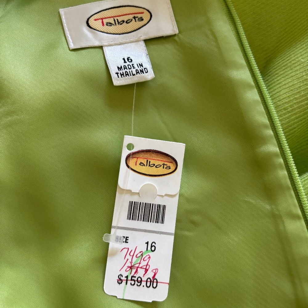 Talbot’s Lime Green Sheath